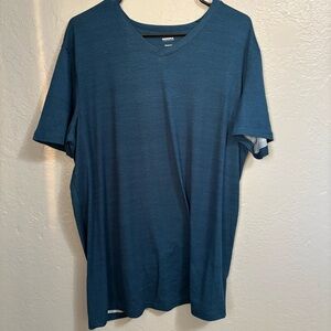 Sonoma Men's Blue V-Neck Shirt